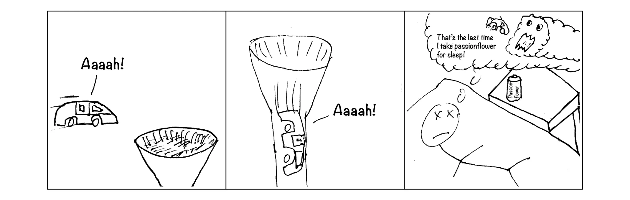 Spontaneous cartoon, strip 6 of 48