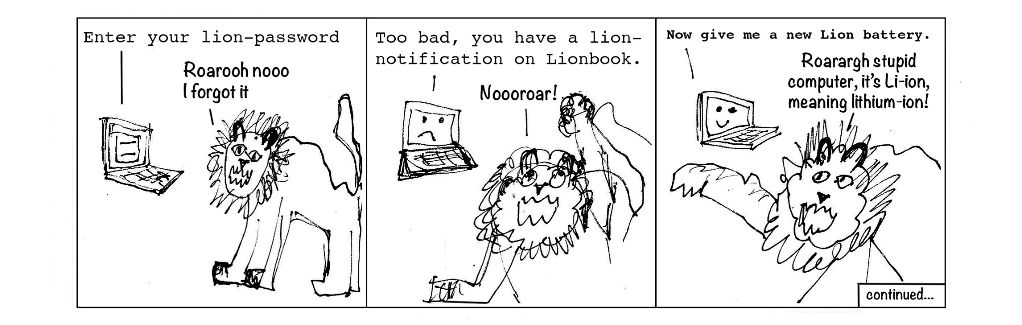 Spontaneous cartoon, strip 7 of 48