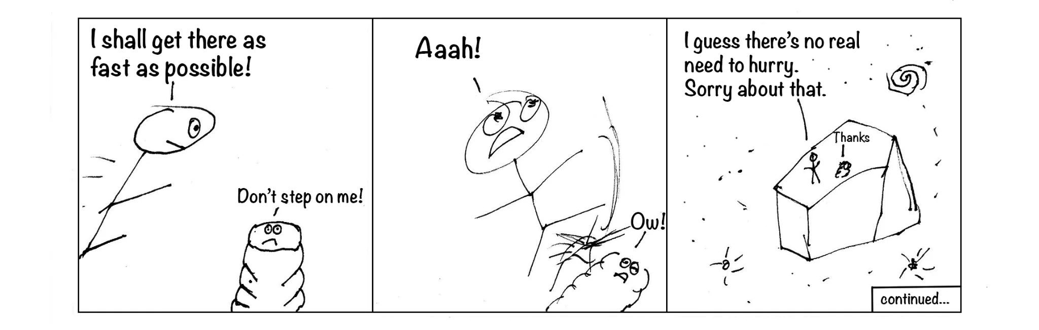 Spontaneous cartoon, strip 11 of 48