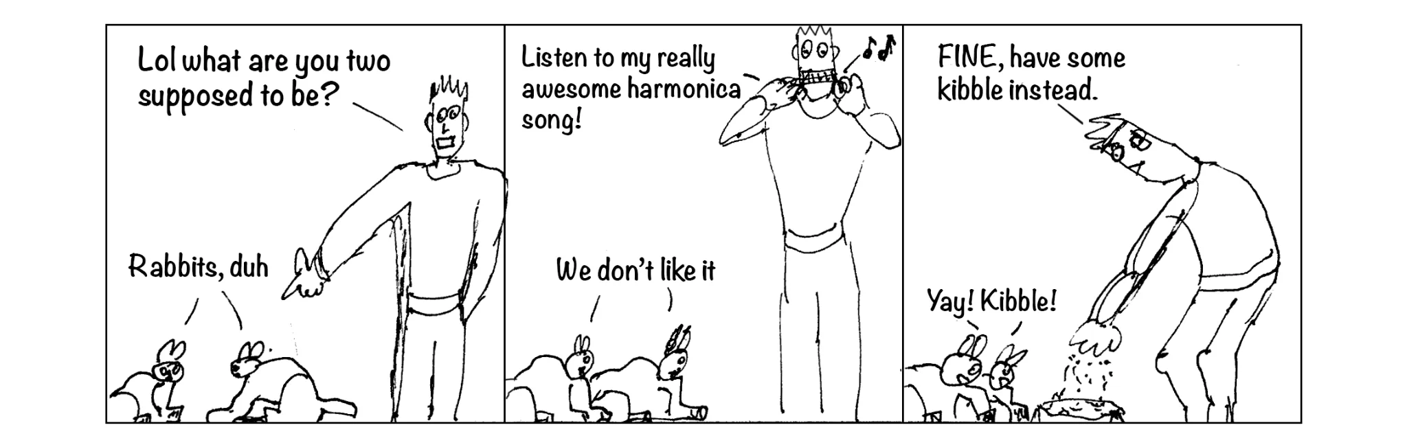 Spontaneous cartoon, strip 14 of 48