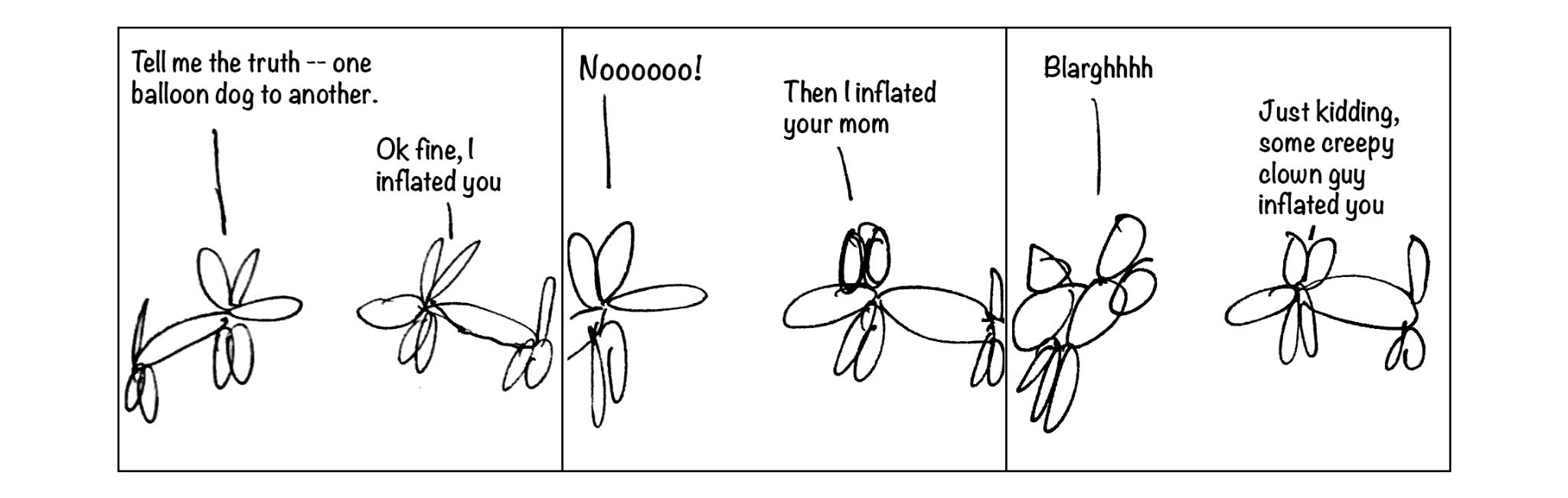 Spontaneous cartoon, strip 19 of 48