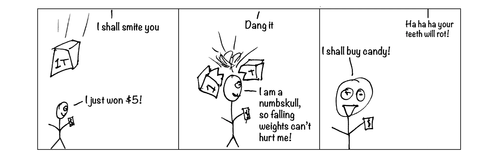 Spontaneous cartoon, strip 20 of 48
