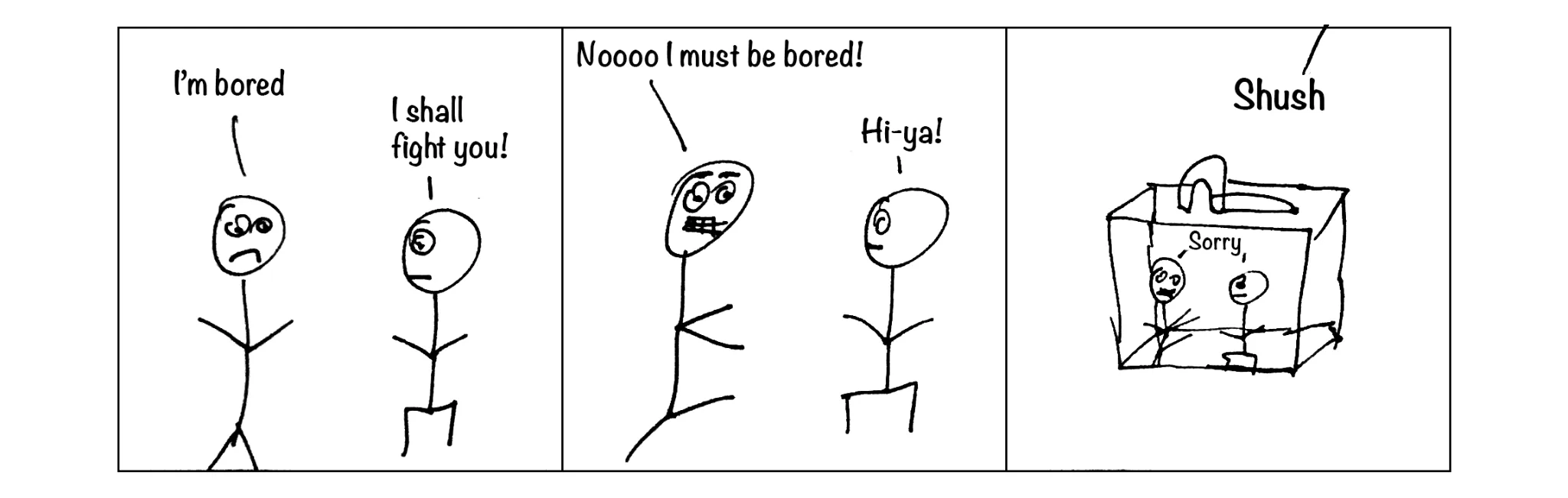 Spontaneous cartoon, strip 21 of 48