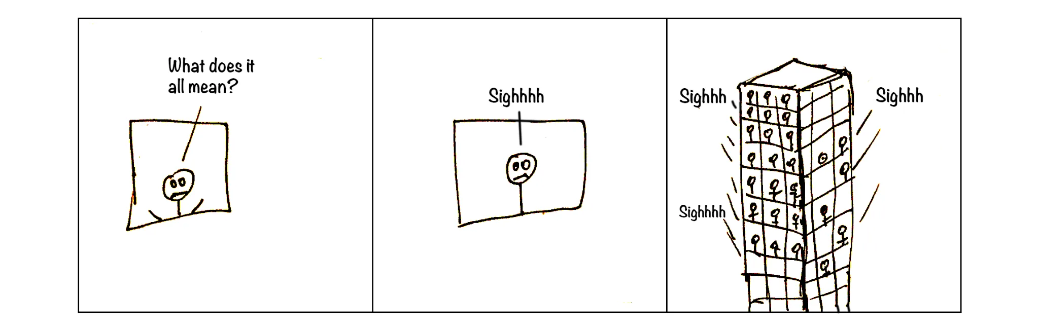 Spontaneous cartoon, strip 22 of 48