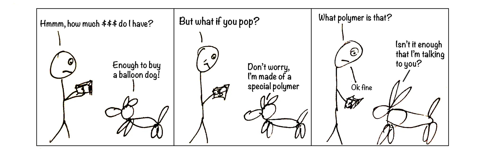 Spontaneous cartoon, strip 24 of 48