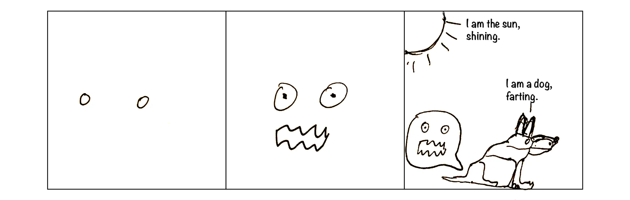 Spontaneous cartoon, strip 25 of 48