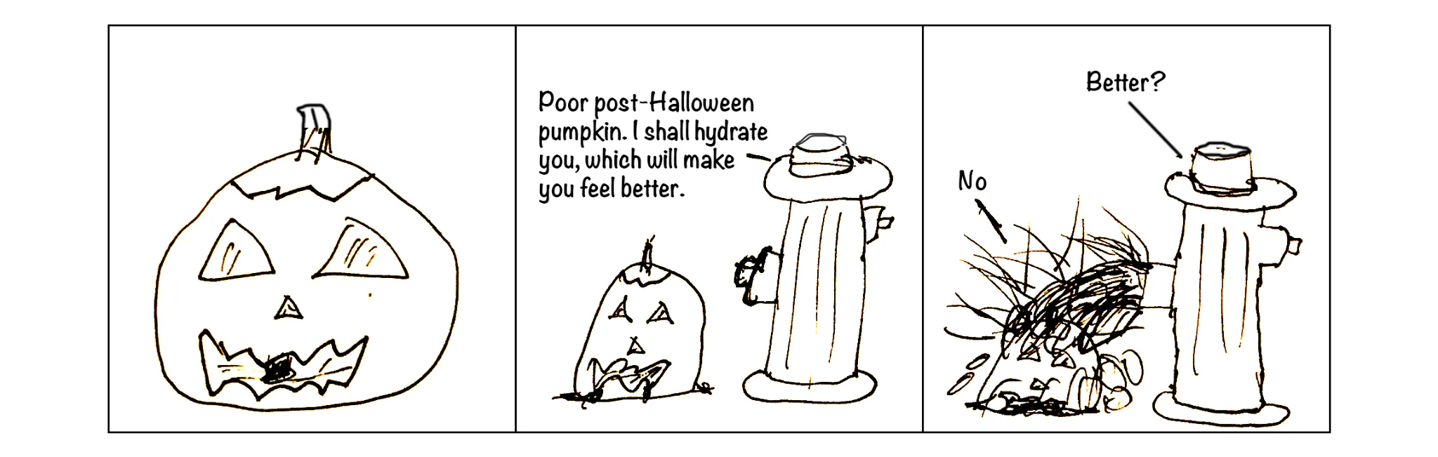 Spontaneous cartoon, strip 26 of 48