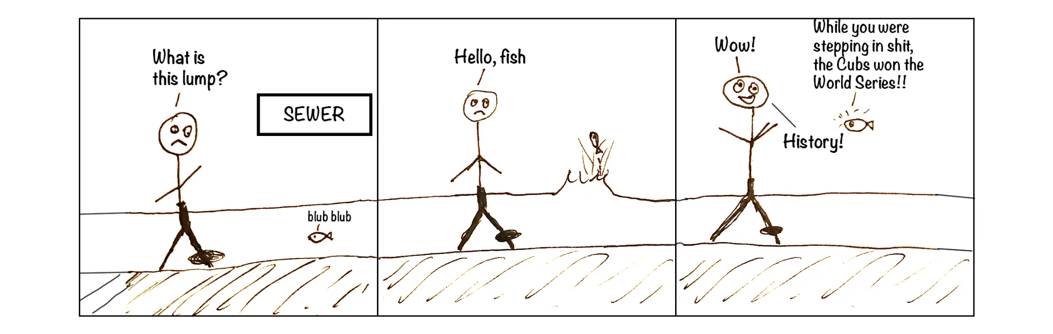 Spontaneous cartoon, strip 28 of 48
