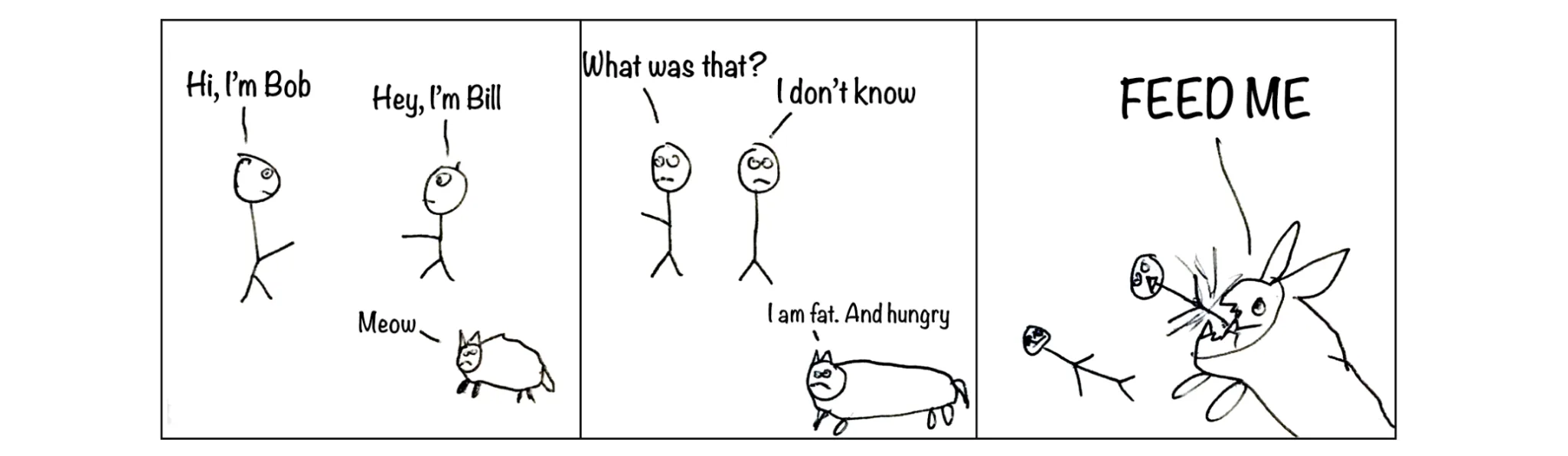 Spontaneous cartoon, strip 31 of 48