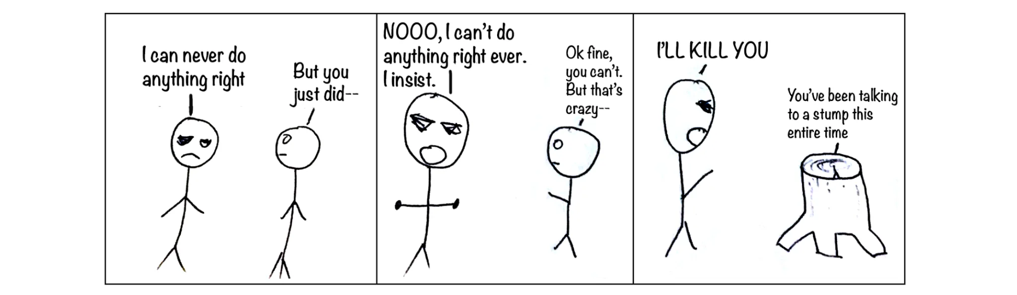 Spontaneous cartoon, strip 34 of 48