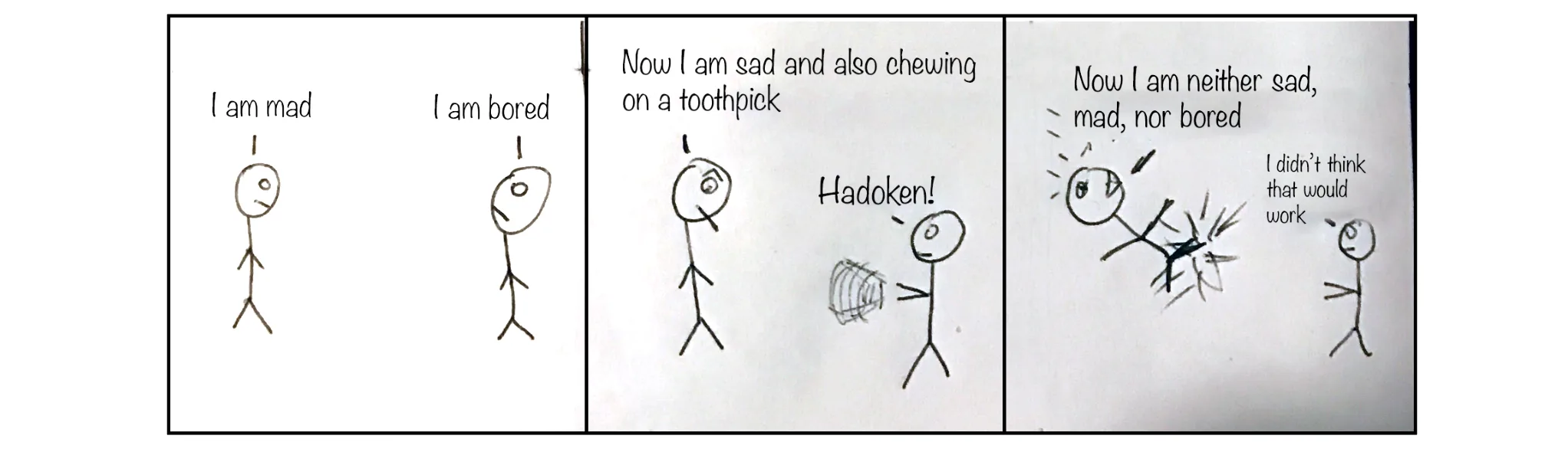 Spontaneous cartoon, strip 40 of 48
