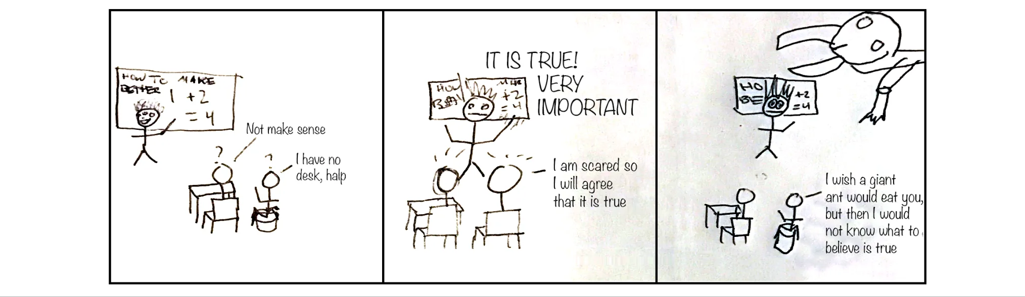 Spontaneous cartoon, strip 42 of 48