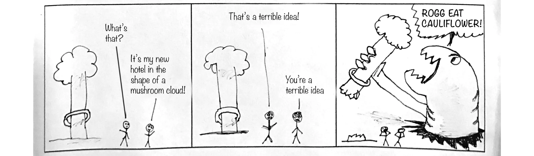 Spontaneous cartoon, strip 45 of 48